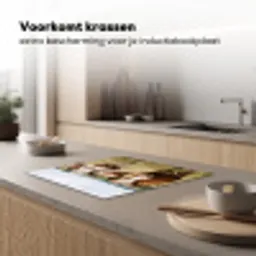 Koeien - Portret - Weide - Boerderij - Nieuwsgierig Inductie beschermer vinyl 3mm middel -sfeer1