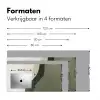 Japandi - Groen - Abstract - Modern Muismat XXL klein -sfeer5