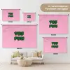 Yes fun - Groen - Roze Wandkleed katoen klein -tsfeer8_DE