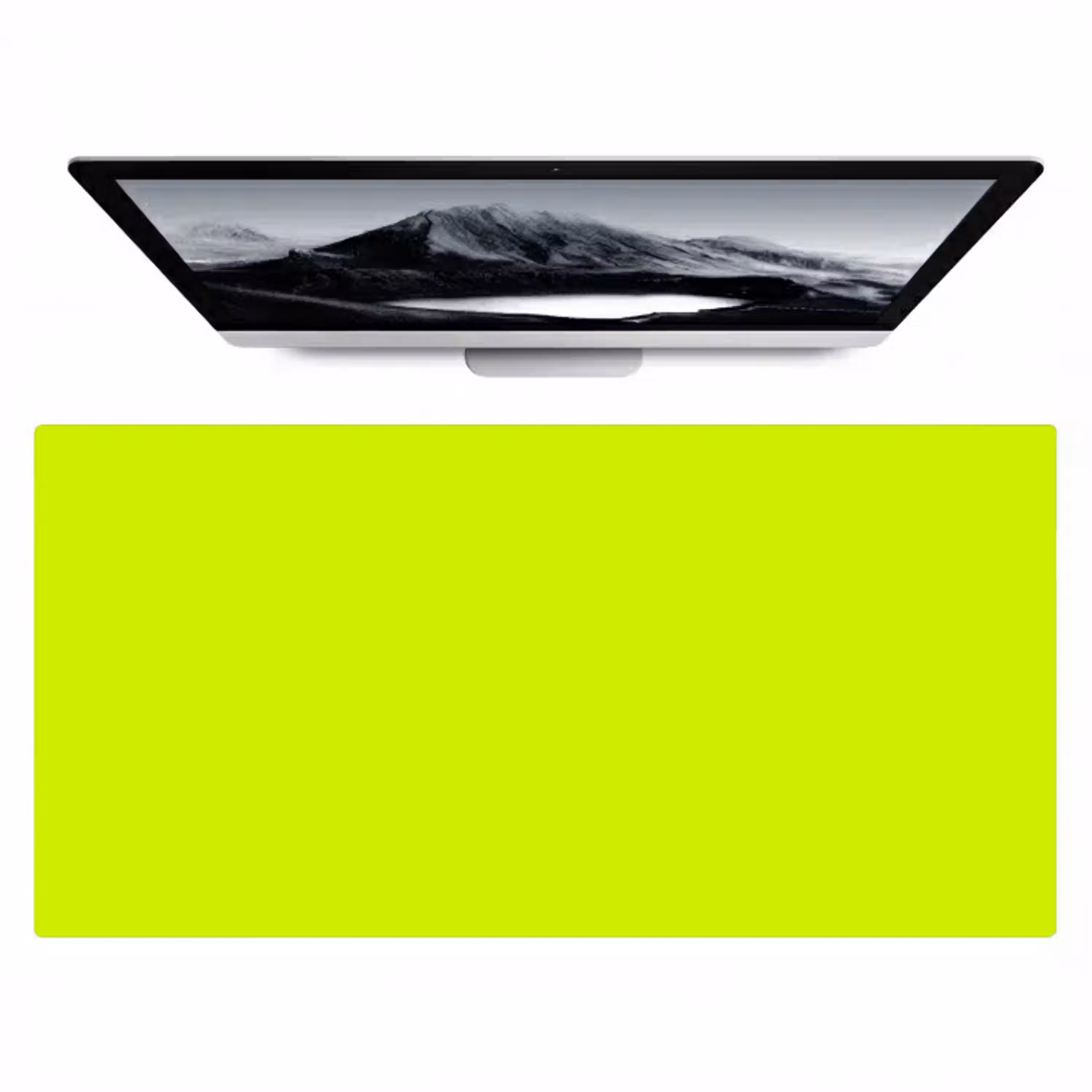 Electric - Lemon - Geel Muismat XXL klein 681 -zzz3d