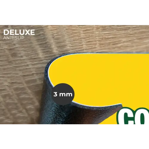 Cool - Geel - Groen Placemat vinyl groot -closeup
