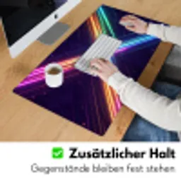 Kruisen - Lasterstralen - Neon Muismat XXL klein -ysfeer3_duits