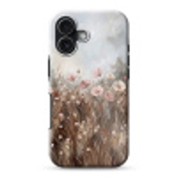 Bloemen - Botanisch - Schilderij - Pastel - Rustiek Toughcase MagSafe Apple iPhone 17 klein -3d