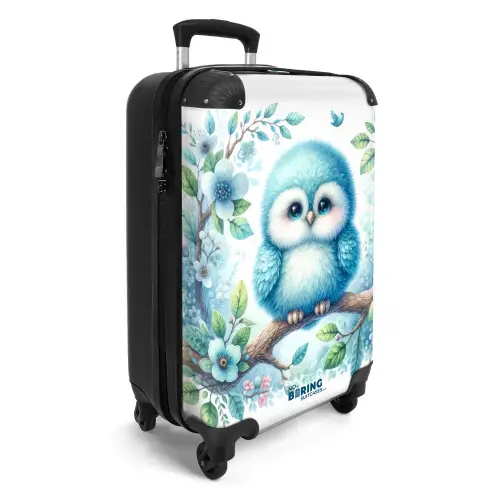 Boudewijn blauwvacht Koffer - NBS - Handbagage middel -productfoto_3d