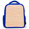 Zee - Dieren - Rood - Strepen Kinderrugzak - Blauw middel 862 -3d