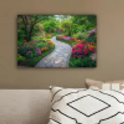 Park - Bloemen - Tuin canvas 2cm klein -sfeer3