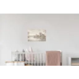 Terras - Water - Natuur - Landschap Muursticker klein -kinderkamer