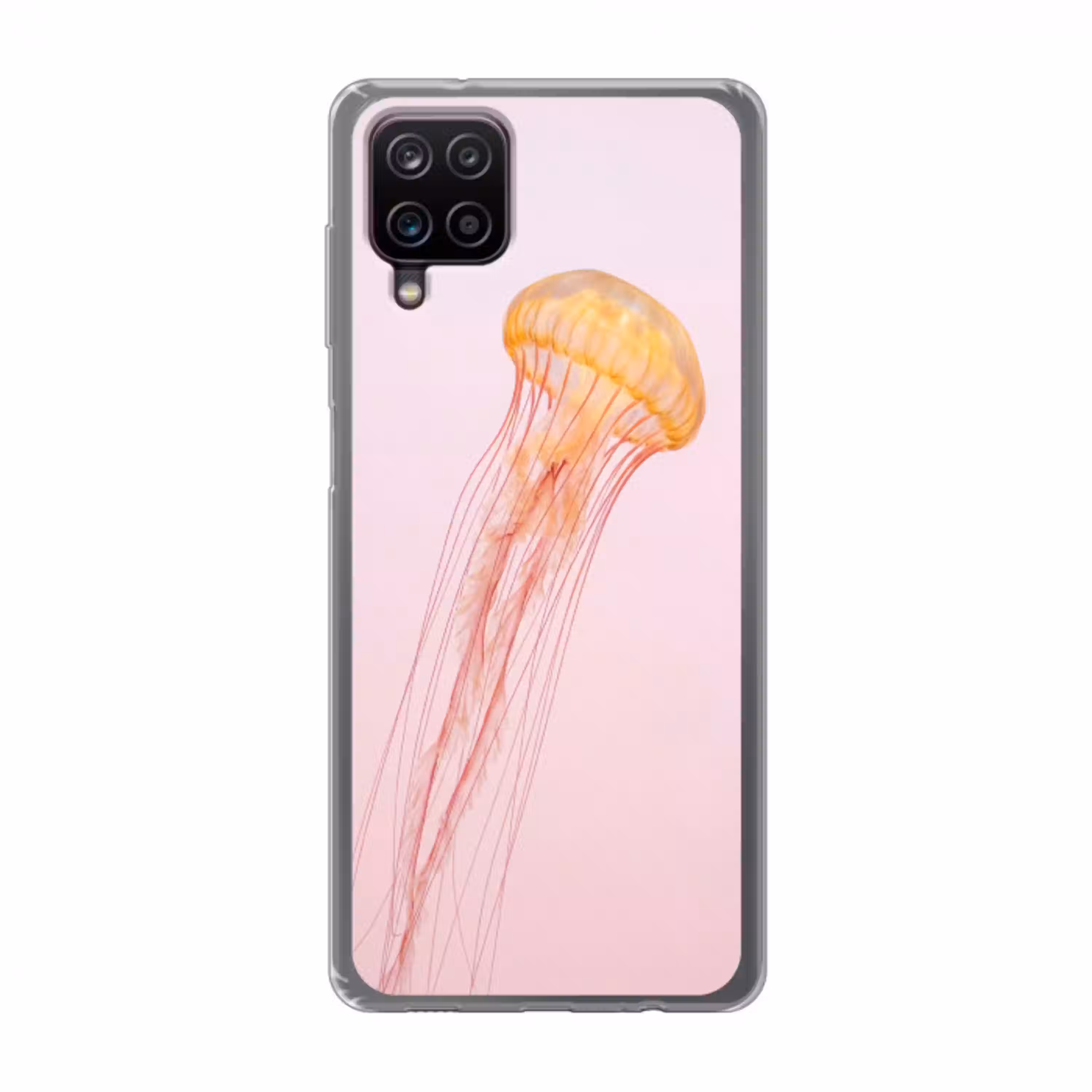Sierlijk - Kwal - Roze Telefoonhoesje Samsung Galaxy A12 klein -3d