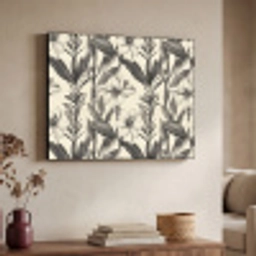 Klassiek - Botanisch - Zwart - Beige Textielframe zwart klein 947 -sfeer3