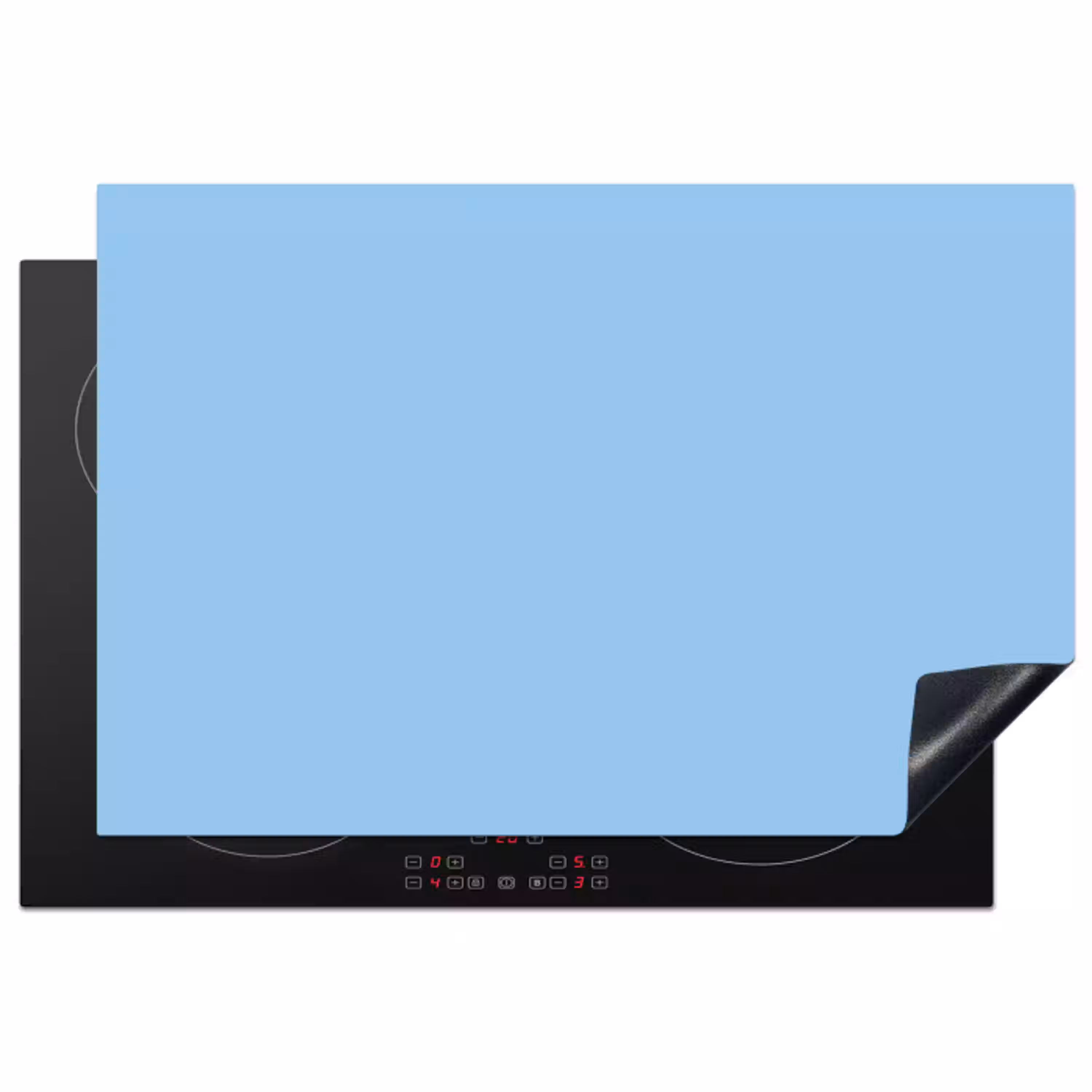 Baby - Blue - Blauw Inductie beschermer vinyl 3mm klein 276 -3d