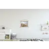 Doorkijk - Zee - Strand - Duinen textielposter latten blank klein -kinderkamer