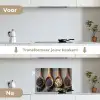 Houten - Lepels - Rijst - Zaden keuken achterwand spatscherm klein -voor_na_NL