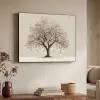 Lichtboom - Winter - Kerst - Meerkleurig Textielframe zwart klein -sfeer3
