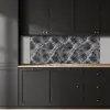 Donkergrijs - Bliksem - Marmer keuken achterwand 2 middel 871 -sfeer1