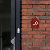 Rood - Kader - Regulier Naambord Huisje klein -sfeer2