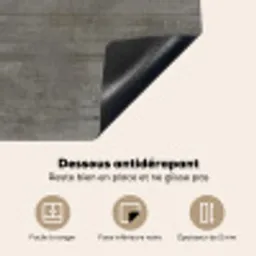 Structuur - Beton - Steen - Patronen Inductie beschermer vinyl 3mm middel 274 -usfeer4_FR