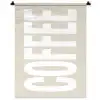 Wit - Koffie - Vintage - Decoratie Wandkleed katoen klein -zz3d