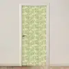 Palmwoud - Tropisch - Groen deurposter klein 289 -3d_beige