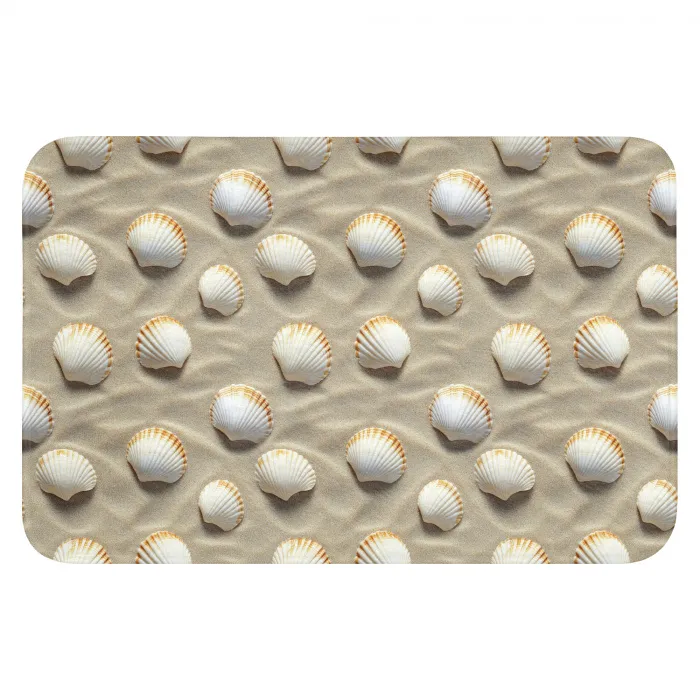 Schelpen - Zand - Maritiem WCmat klein 1009 -3d