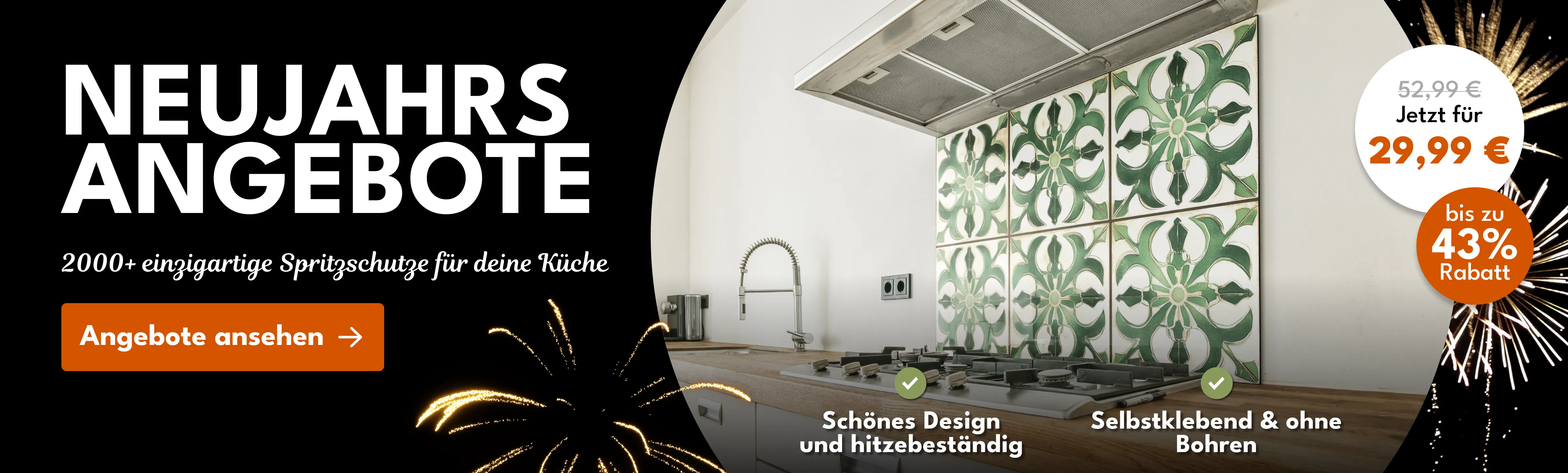 neujahrsangebote kuchenruckwand