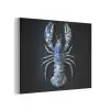 Kreeft - Delftsblauw - Schild - Stoer PET vilt klein -3d