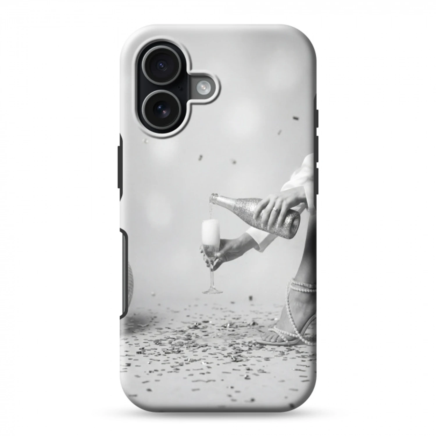 Feestelijk - Champagne - Discobal Toughcase MagSafe Apple iPhone 17 klein -3d