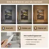 Lippen - Goud - Abstract - Zwart - Vrouw Light Box met kabel (Tafellamp) klein -USP_lichtkleurNL