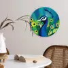 Pauw - Cirkels - Blauw Wandcirkel kunststof plaat 5mm dik klein -sfeer4