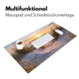 Strand - Zonsondergang - Natuur - Landschap Muismat XXL klein -ysfeer4_duits