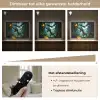 Dinosaurus - Draak - Jungle - Groen Light Box met batterij (Wandlamp kind) middel -USP_dimbaarNL