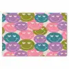 Patroon - Smiley - Kleurrijk - Hartjes Placemat vinyl groot 368 -zzsfeer1_Kitchenyeah-website