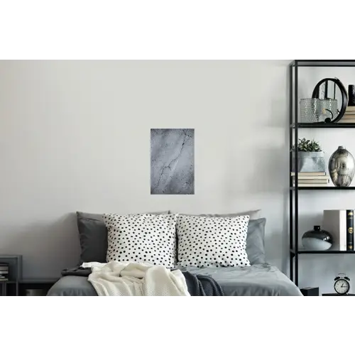 Beton - Grijs - Scheur Muursticker klein -slaapkamer