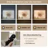 Bloem - Minimalistisch - Groen Light Box met batterij (Wandlamp) middel -USP_lichtkleurNL