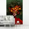 Vrouw - Vruchten - Papaja - Ananas fotobehang vinyl groot -woonkamer