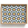 Klassiek - Geometrisch - Blauw Dienblad Rechthoek middel 911 -z3d_shopping