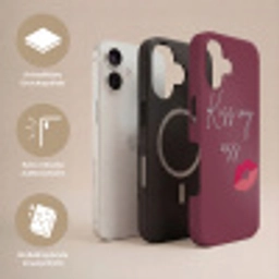 Kiss my ass - Lip - Bordeaux Toughcase MagSafe Apple iPhone 17 klein -USP_Lagen_DE