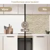 Zand - Golven - Beige keuken achterwand 2 middel 871 -voor-na2_NL