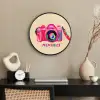 Camera - Memories - Roze - Geschilderd Fotolijst rond zonder passe partout klein -sfeer1