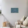 Terrazzo -  Patroon - Kleurrijk - Diep blauw Tuinposter op houten frame 2 cm dik klein 845 -sfeer1