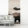 Abstract - Landschap - Golven - Crèmekleur fotobehang vinyl groot -woonkamer