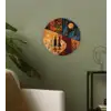 Silhouetten - Abstract - Zon - Maan Wandcirkel plexiglas klein -sfeer3