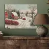 Kerstsfeer - Landelijk - Rood PET vilt klein -sfeer2