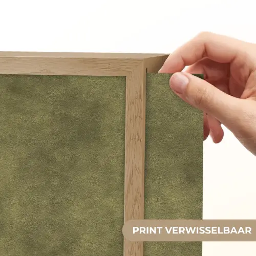 Textuur - Abstract - Groen Light Box met batterij (Wandlamp) middel 907 -USP_websiteprintNL