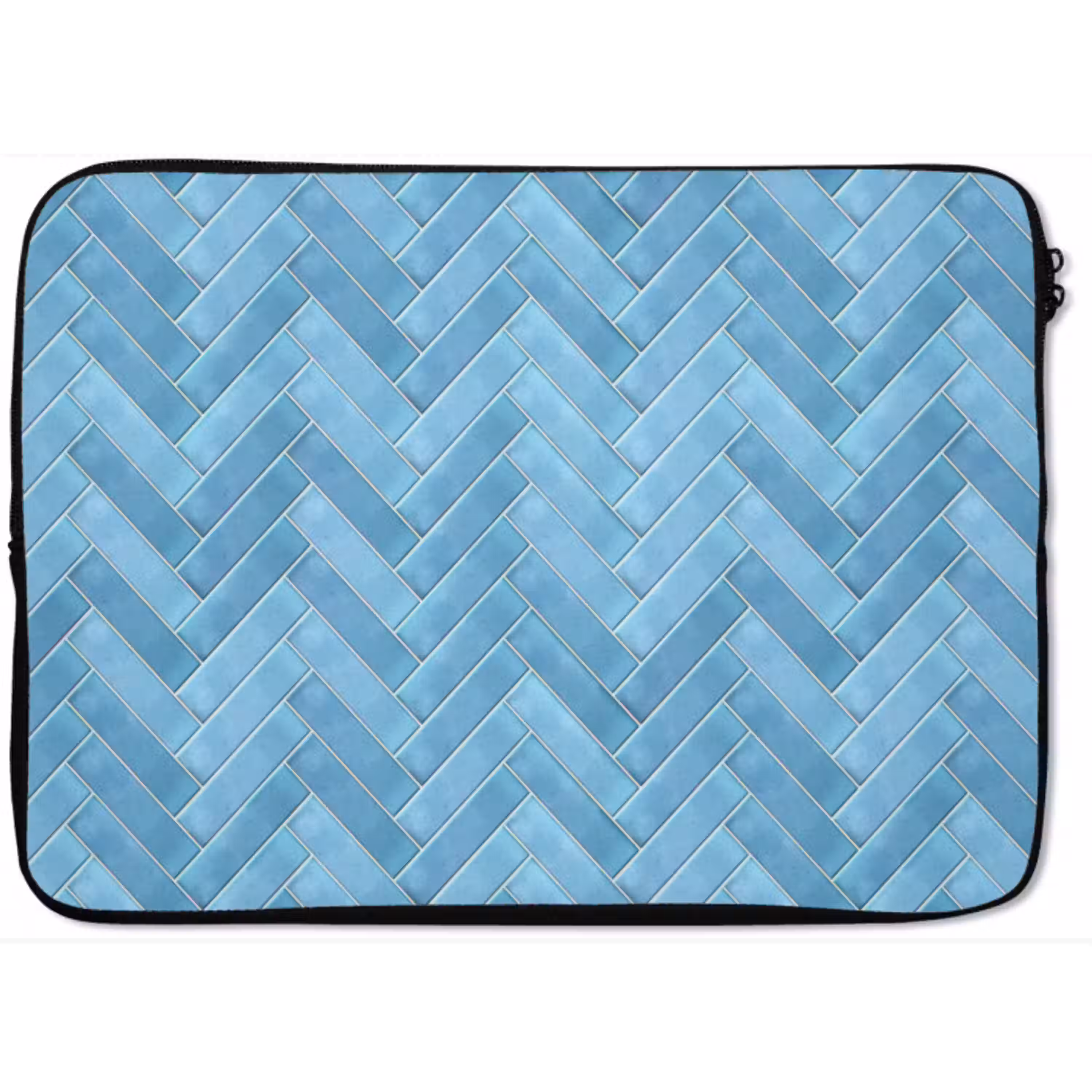 Visgraat - Wandtegel - Lichtblauw laptophoes neopreen klein 279 -zkaufland3dotto