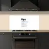 Quotes - Opa betekenis - Spreuken - Woordenboek keuken achterwand spatscherm middel -sfeer1