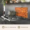 Bakstenen - Muur - Rood keuken achterwand spatscherm klein 900 -usp_NL