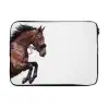 Paard - Springen - Modern laptophoes neopreen klein -3d