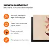 Bloemen - Blaadjes - Minimalistisch - Roze Inductie beschermer vinyl 3mm klein -zzzzzzz-td-ups