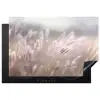 Graspluimen - Wind - Beige - Mistig Inductie beschermer vinyl 3mm klein -3d