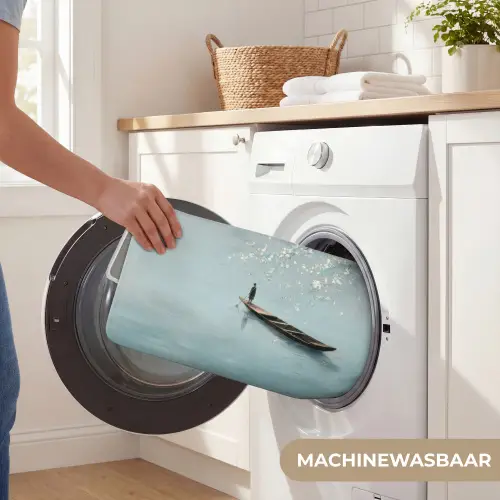 Bloesems - Minimalistisch - Wateroppervlak - Boot Badmat klein -USP_WasbaarNL